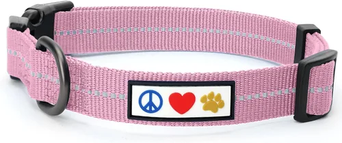 Vista 11 de Collar de entrenamiento reflectante para perros, de la marca Pawtitas, Negro