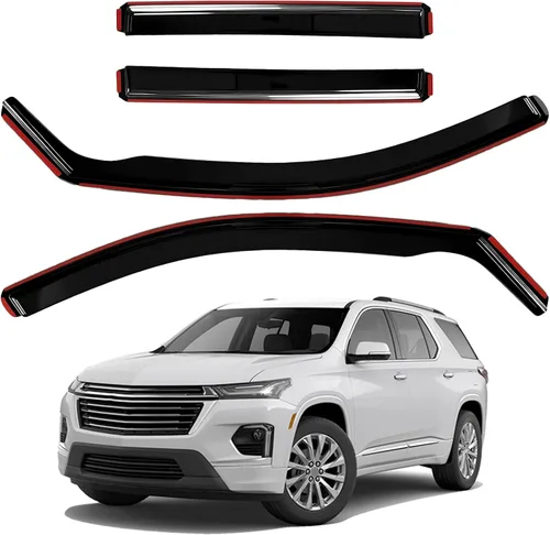 Vista 9 de AUXKO Protectores de lluvia para BMW X3 2018-2024 2025, 4 piezas de accesorios para viseras de ventilación de ventana, protector de lluvia con cinta