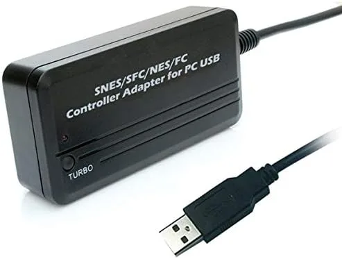 Vista 2 de totalconsole Super NESSuper famicomNESfamicom Controller adaptador para PC y PS3USB