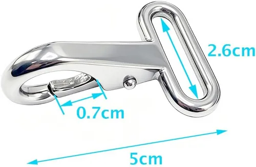 Vista 3 de Ganchos de acero inoxidable 316 para correas de 1 pulgada, paquete