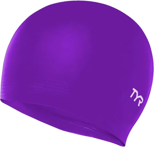 Vista 15 de TYR Gorro de natación de látex para adultos para mujeres y hombres, sombrero de natación de entrenamiento y recreación con una construcción de látex