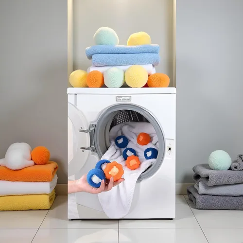 Vista 3 de 3 unidades de removedor de pelo para lavandería, removedor de pelo reutilizable, lavadora, recogedor de pelo de bola para ropa de perro, gato
