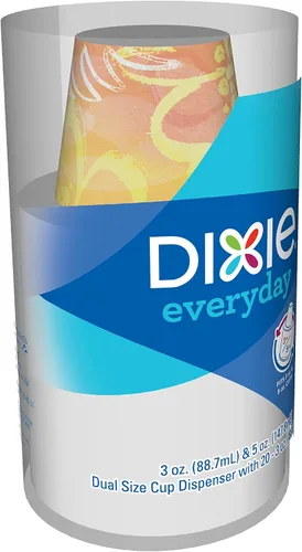 Vista 2 de Dixie Dispensador de vasos de papel desechable, para tazas de baño de 3 onzas o 5 onzas