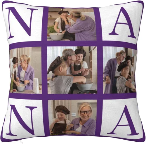 Vista 11 de Funda de almohada personalizada para regalos, funda de almohada personalizada con fotos, fundas de cojín para fotos, regalos personalizados