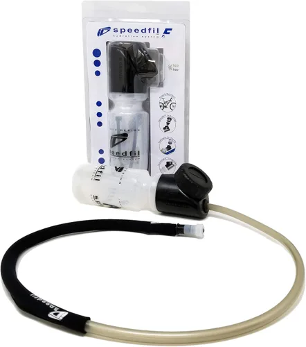 Vista 2 de Speedfil Botella de agua para bicicleta F2, sistema de hidratación multiusos con puerto de recarga (F2)