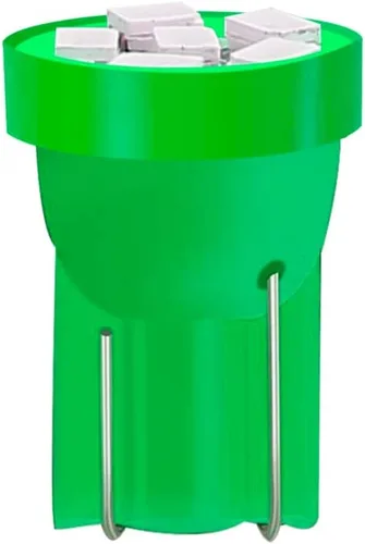 Vista 3 de Bombilla LED T10 194 168, 2825 T10 W5W 6SMD, luz verde automotriz, para panel de instrumentos, panel de instrumentos, cúpula para tablero