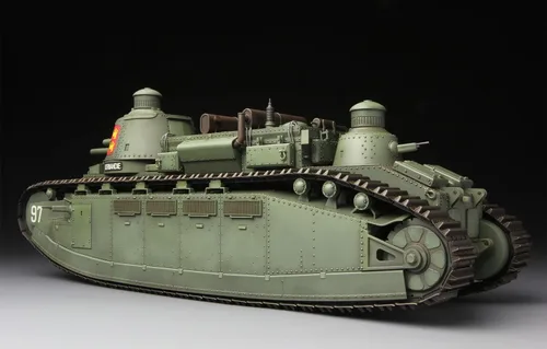 Vista 3 de Meng Char 2C French Super Heavy Tank