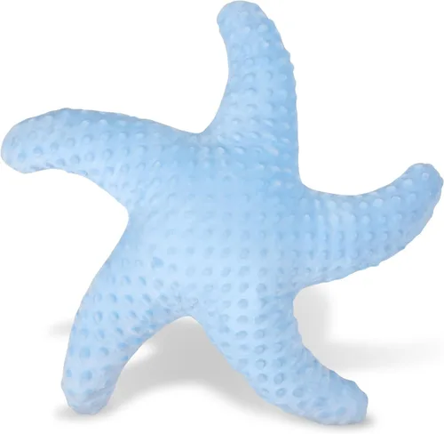 Vista 8 de Almohada de estrella de pescadillo de Marble Empire para sofá y cama, almohada de decoración costera, almohada de acento de tema de playa de océano