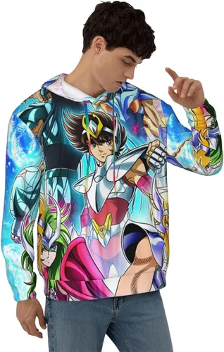 Vista 3 de Saint Seiya - Sudadera con capucha y cordón