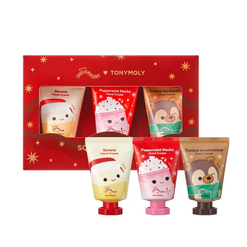 Vista 9 de TONYMOLY x Squishmallows - Set de cremas para manos navideñas