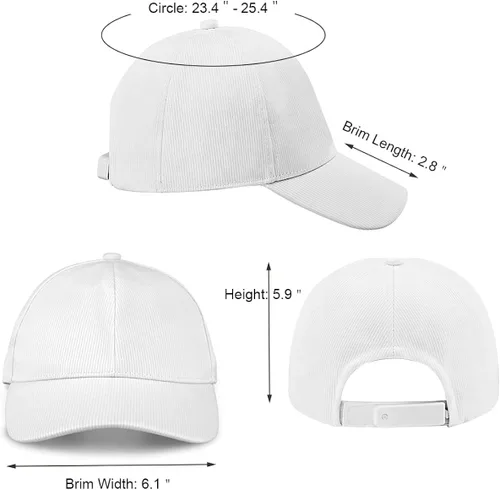 Vista 6 de HUNRUY Hip Hop - Gorra de béisbol LED luminosa para rave de Navidad con 7 colores de carga USB, 6