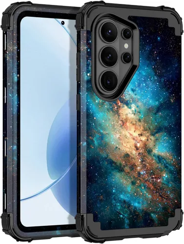 Vista 10 de Rancase Funda para Galaxy S21 FE 5G, tres capas resistentes a prueba de golpes, protección de plástico duro+funda protectora de goma de silicona
