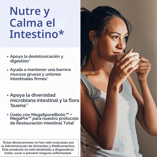 Vista 6 de Microbiome Labs MegaSporeBiotic (60 cápsulas) + MegaMucosa (5.5 oz en polvo) Probiótico y apoyo de la mucosa intestinal - Probiótico a base