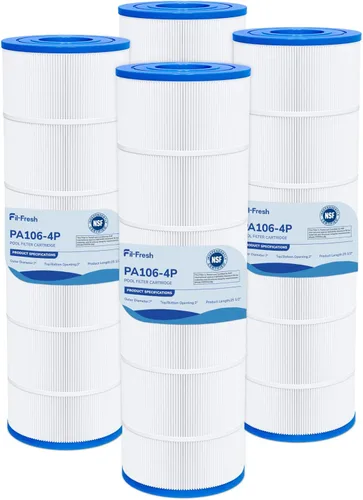 Vista 10 de Fil-fresh Cartuchos de filtro de piscina C1200 compatibles con Hayward C1200, repuesto para Pleatco PA120, Hayward CX1200RE, Unicel C-8412, 120 pies