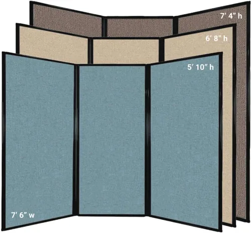 Vista 2 de Versare Panel plegable de pantalla de privacidad, división de pared duradera, divisor de habitación portátil ligero Paneles de polímero