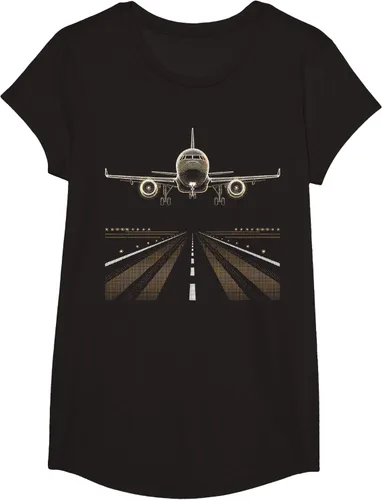 Vista 3 de Airport Runway Aviation Pilot Travel T-Shirt