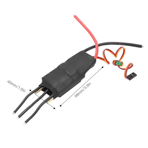 Vista 5 de Controlador de velocidad electrónico sin escobillas ESC, 125A sin escobillas refrigerado por agua ESC Tamaño compacto Fuerte dureza para barco RC