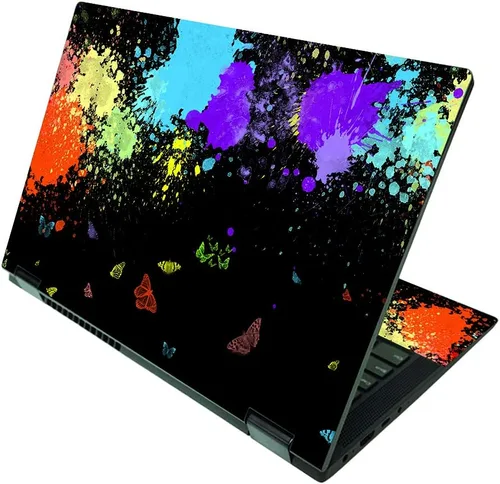 Vista 28 de MightySkins Skin compatible con Lenovo IdeaPad Flex 5 2 en 1 de 15 pulgadas (2021) - Humo brillante Funda protectora de vinilo duradera y única