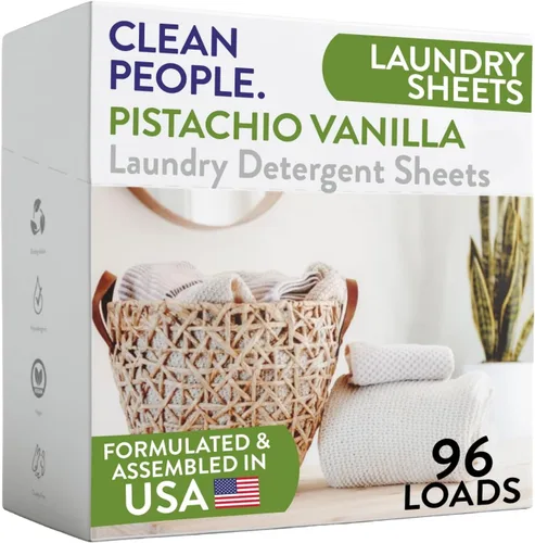 Vista 27 de The Clean People Hojas de detergente para ropa – Jabón de lavandería – Ultra concentrado, embalaje reciclable, combate las manchas – Mañana