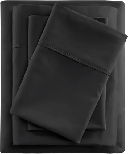 Vista 11 de Beautyrest BR - Juego de sábanas de mezcla de algodón refrescante de 600 hilos con bolsillo profundo de 16 pulgadas, para todas las estaciones, Gris