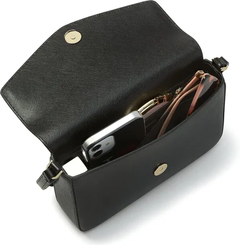 Vista 6 de Kate Spade New York Bolso cruzado de cuero Sadie sobre, Negro