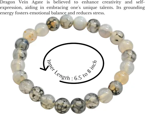 Vista 785 de Amazing Gemstone Pulsera de cristal para mujeres y hombres, pulsera de cristal curativo de protección, pulsera elástica con cuentas de piedras