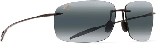 Vista 2 de Maui Jim Gafas de sol de lectura polarizadas Breakwall sin montura para hombre y mujer Gloss Black/Neutral Grey