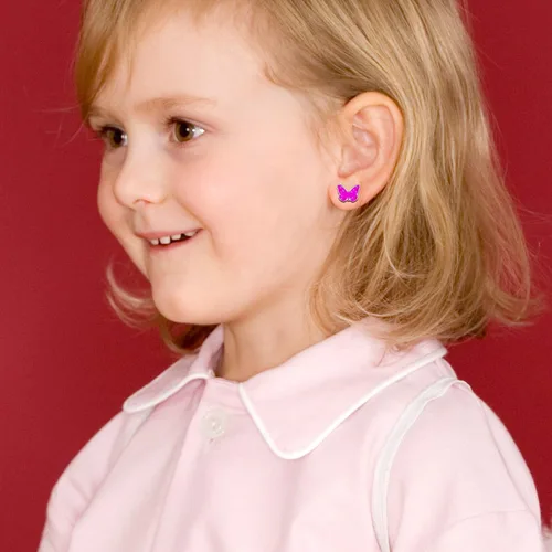 Vista 5 de 243033 Pairs Hypoallergenic Earrings for Girls Sensitive Ears Studs Set - Cute Earrings for Teen Girls - CZ Stud Earrings for Little Girls - Animal