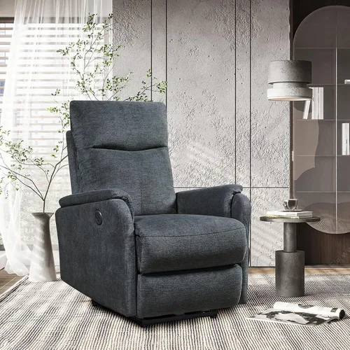 Vista 11 de Holaki Silla reclinable, silla reclinable para sala de estar, sofá reclinable Lazy Boy, silla de lectura, sofá individual, sofá reclinable