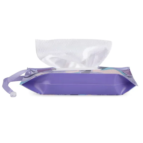 Vista 5 de PandaEar Paquete de 4 dispensadores de toallitas para bebés, soporte portátil para toallitas rellenables, bolsa de toallitas húmedas o salidas