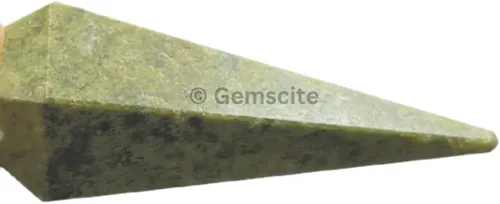 Vista 46 de WholesaleGemShop Péndulo facetado de cristal de piedras preciosas naturales