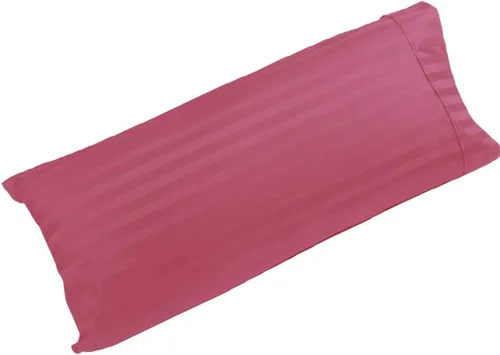 Vista 8 de Funda de almohada corporal de algodón egipcio de 300 hilos, tamaño de rayas de 20 x 54 pulgadas, funda de almohada (20 x 54 pies, beige)