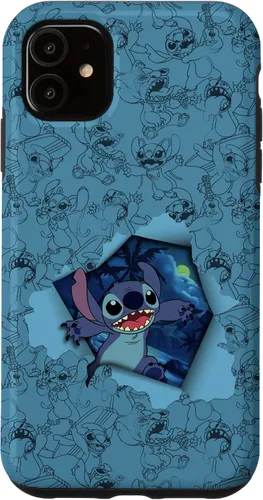 Vista 8 de Disney Lilo & Stitch - Funda para iPhone 12/12 Pro con diseño de ángel
