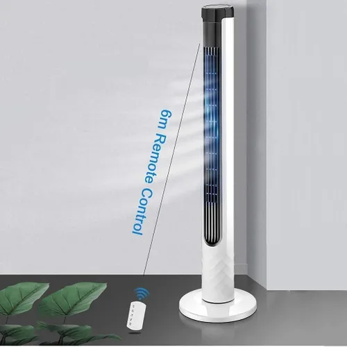 Vista 3 de Air Cooler for Home Office Evaporative Coolers 41 Inch Quiet Tower Fan Remote Control Cooling Fan with 3 Modes 3 Speeds Bladeless Oscillating