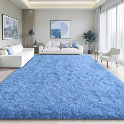 Vista 176 de EVOIONOS Alfombra Redonda Negra para Dormitorio, 4x4 Pies Alfombra de Área Circular Suave y Esponjosa para Sala de Estar, Alfombra Circular de Felpa