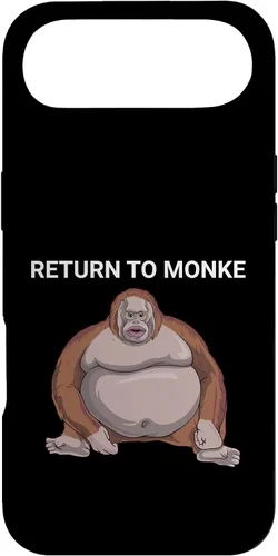 Vista 27 de Reject Humanity Return to Monkey Uh Oh Stinky Funny Monke Case for iPhone 17