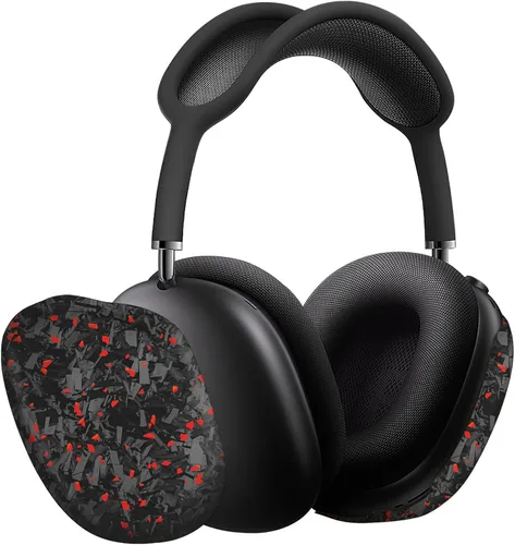 Vista 16 de MONOCARBON Funda de fibra de carbono real para AirPods Max (2024/2020), cubierta protectora de grado militar para auriculares Apple Max, único Azul