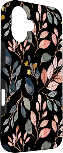 Vista 3 de iPhone 16 Green Botanical Fern Foliage Watercolor Floral Pattern Case