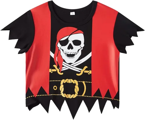 Vista 2 de Disfraz de pirata para bebé y niño, disfraz de bucanero para Halloween