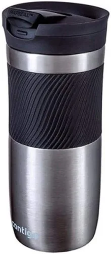 Vista 8 de Contigo Byron Snapseal Taza de viaje, Taza térmica de acero inoxidable, Botella de vacío, Vaso a prueba de fugas, Taza de café con tapa fácil