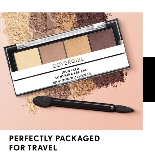 Vista 12 de COVERGIRL Paleta de sombras de ojos Trunaked Quad, Jetsetter, Jetsetter, 0.06 onzas