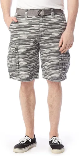 Vista 57 de Unionbay Survivor pantalones cortos de cargo con cinturón para hombre