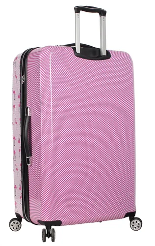 Vista 3 de Betsey Johnson Colección de equipaje a cuadros de 30.0in, extensible resistente a los arañazos (ABS + PC) maleta rígida Bolsa ligera de diseño