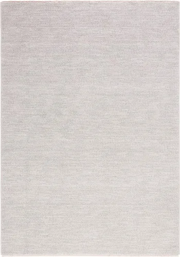 Vista 2 de SAFAVIEH Lasa Collection - Alfombra de área de 5.3 x 7.7 pies, color gris claro, diseño de flecos sólidos, no desprende pelusa y de fácil cuidado