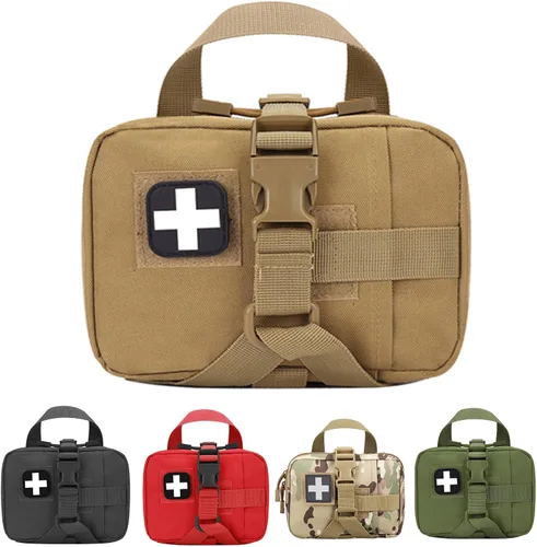 Vista 12 de Molle Rip Away Ifak bolsa táctica de primeros auxilios bolsa de utilidad médica EMT bolsa sólo