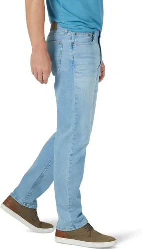 Vista 3 de Wrangler Authentics - Jeans para hombre de ajuste relajado y con cintura Comfort Flex