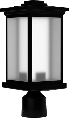 Vista 17 de KASTLITE Lámpara de poste para exteriores, se adapta a postes de lámpara de 3 pulgadas, luz de poste de linterna impermeable antioxidante, base E26