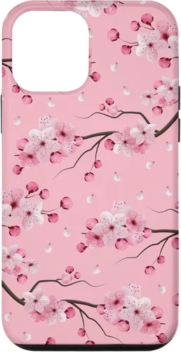 Vista 16 de Japanese Cherry Blossom Floral Flower Pattern Pastel Pink Case for iPhone 17