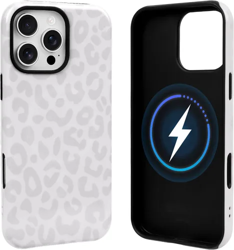 Vista 41 de NITITOP Funda magnética compatible con iPhone 11, compatible con MagSafe lindo diseño estético de leopardo ámbar tortuga para mujeres, hombres