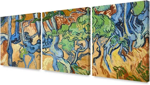 Vista 99 de Serie de pinturas de Vincent Van Gogh (favoritos). Reproducción de arte clásico de Van Gogh, impreso en lienzo, Algodón, Almond Blossom, 16x20